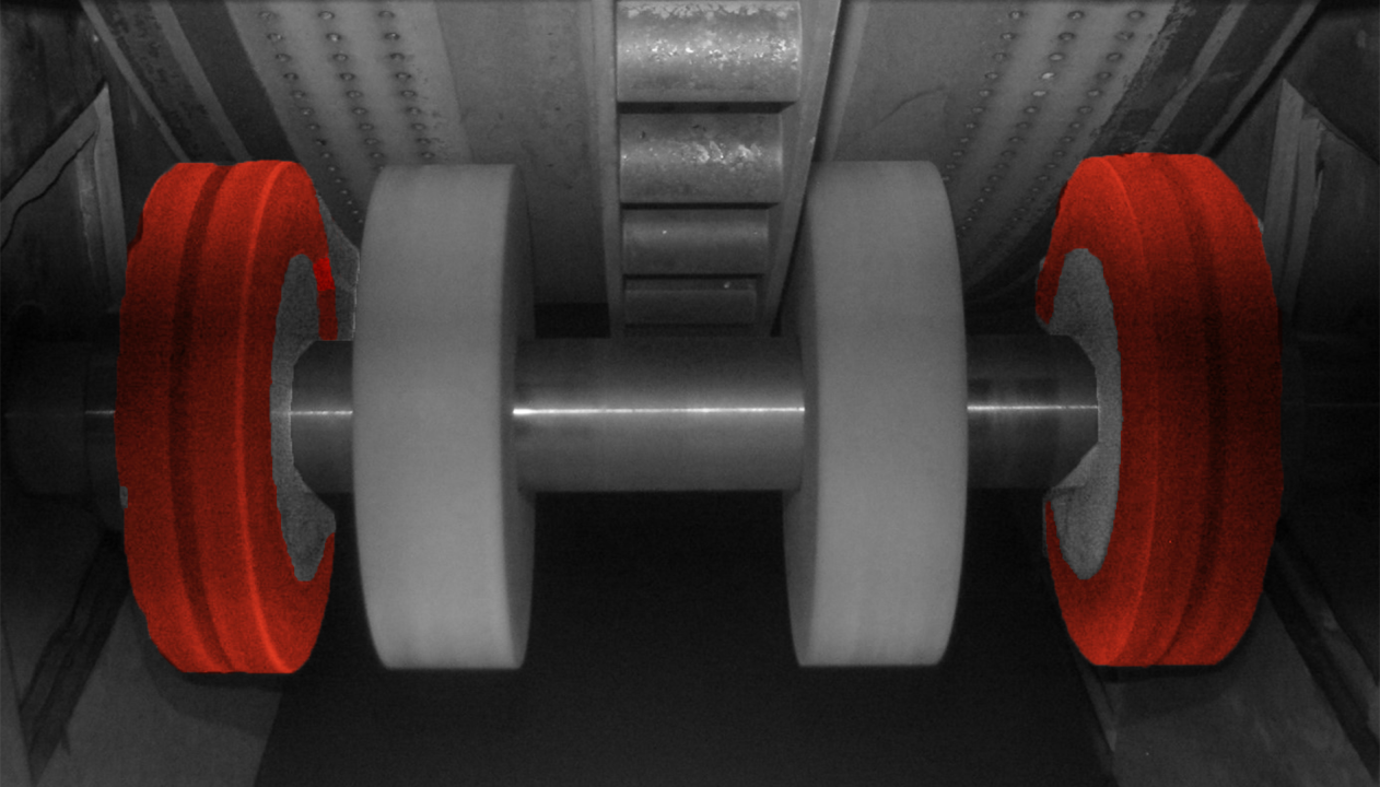 Support Wheels for Potato Elevator Drums